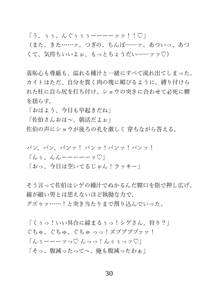 無人島で男たちに共有されるカントボーイ 後編 [謎肉] | DLsiteがるまに 8