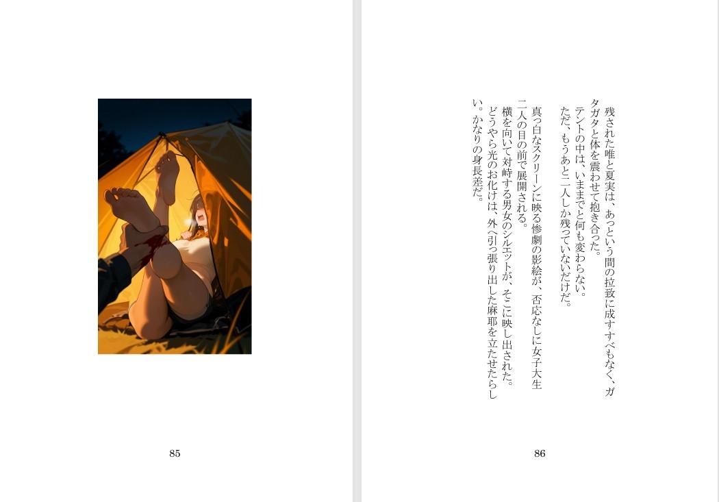 【官能小説】 エロティックホラー キャンプ場の惨劇
