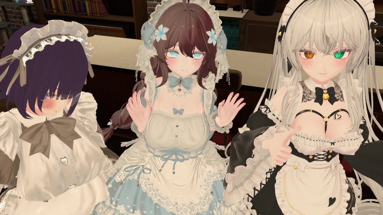 【視聴者参加型】 5/10はメイドの日！ポプロめいどかふぇ【ChilloutVR】 事務乃あんず 画像1