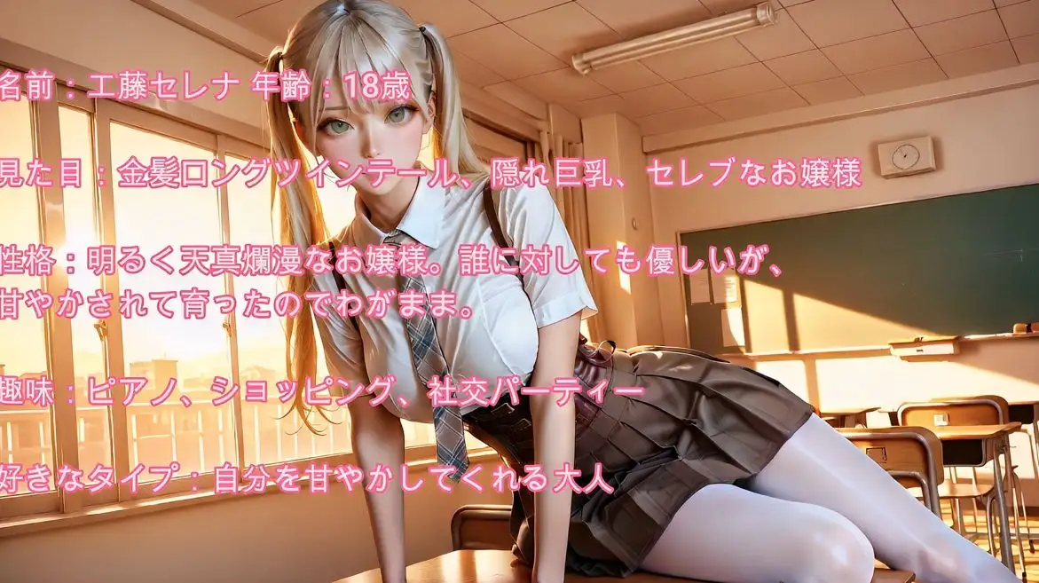 【4K】隠れ巨乳のセレブお嬢様2人が汚いキモデブ教師にハメられる。 サンプル画像 5