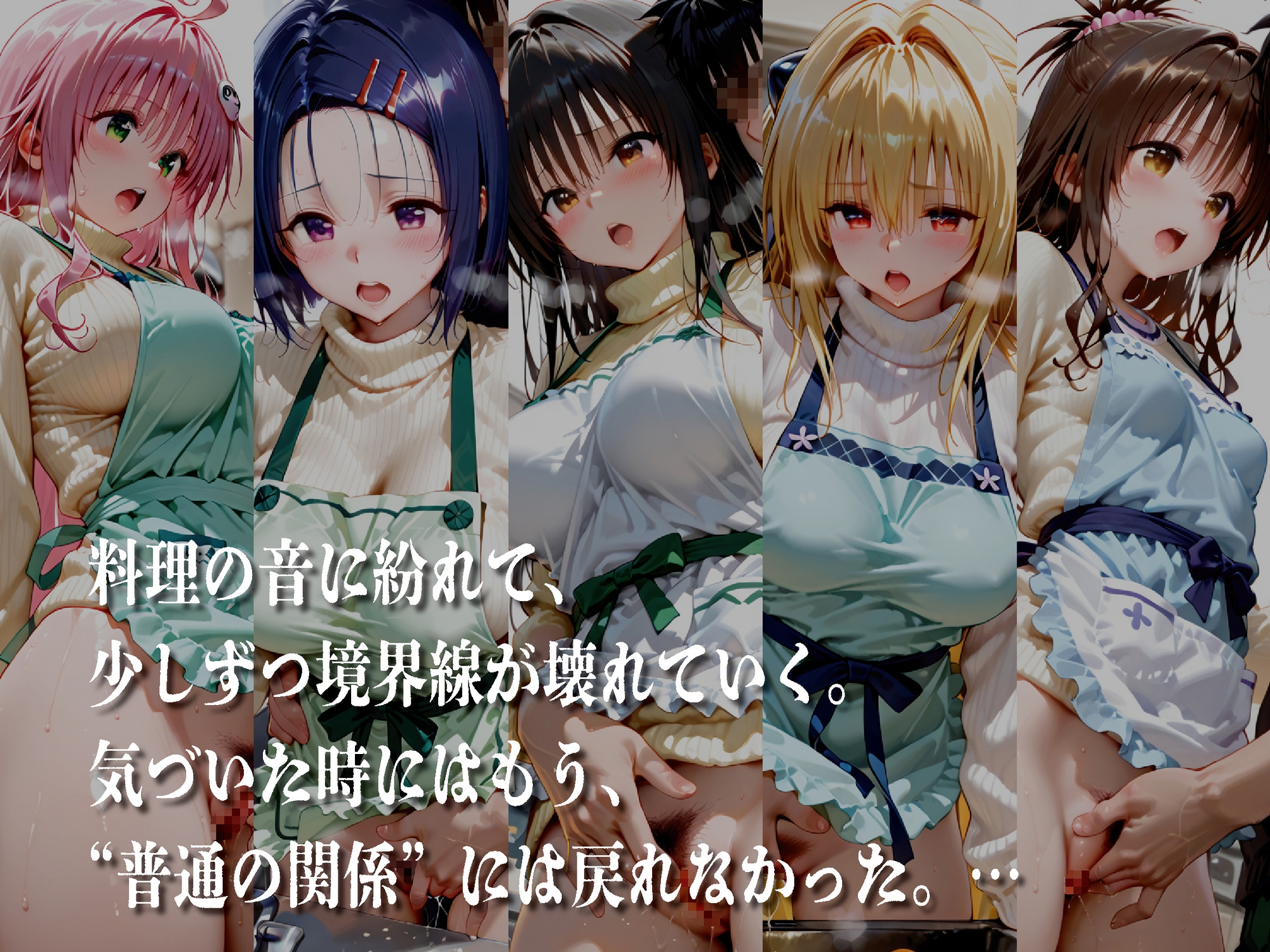 エプロン姿に耐えられなかった夜~と○ぶる~【豪華CG500枚収録】 画像1