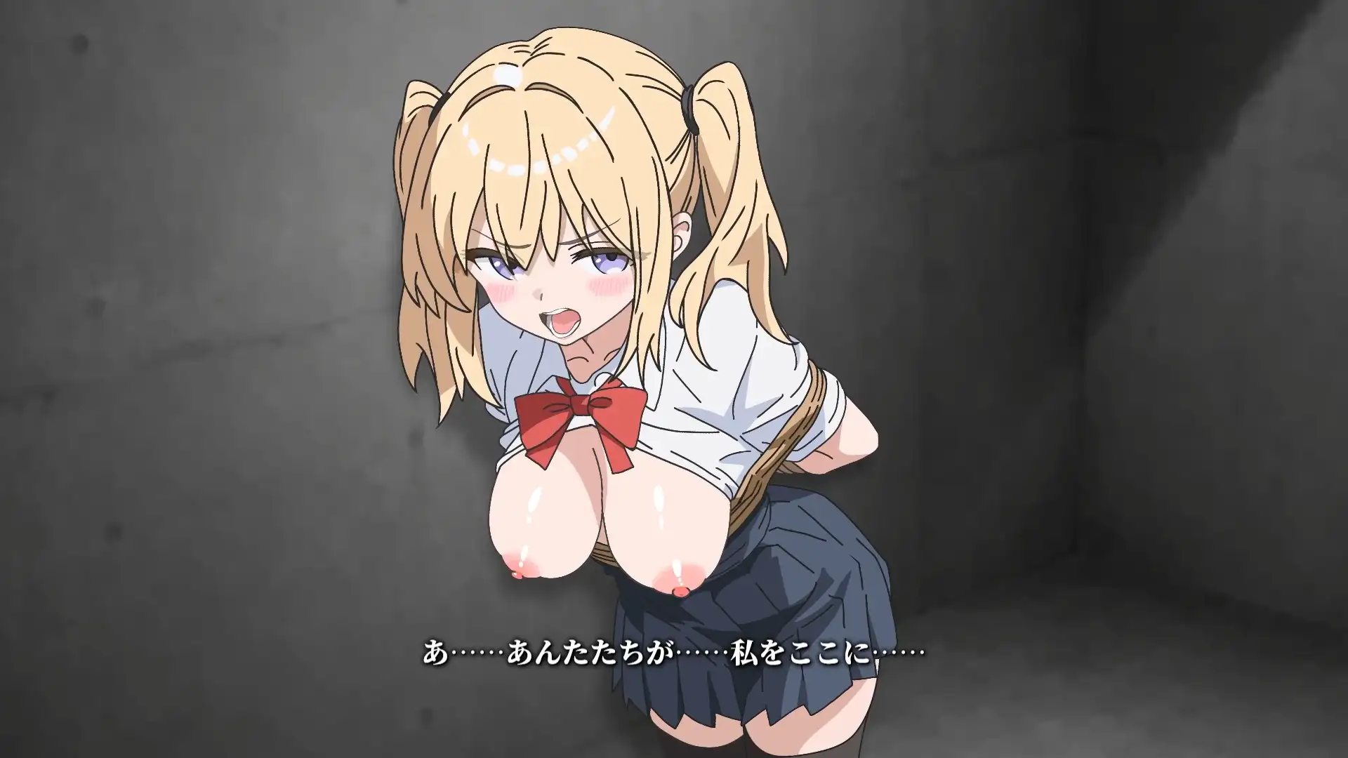 【Live2Dアニメ】拘束された少女が生意気な態度で抵抗した結果… サンプル画像 3