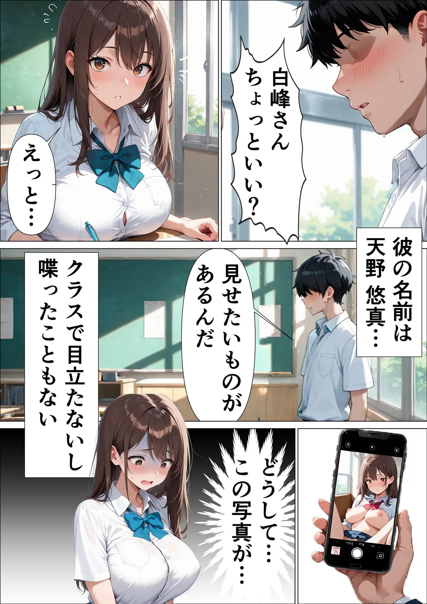 同級生彼女に中出し女子校生濃厚種付け サンプル画像 2