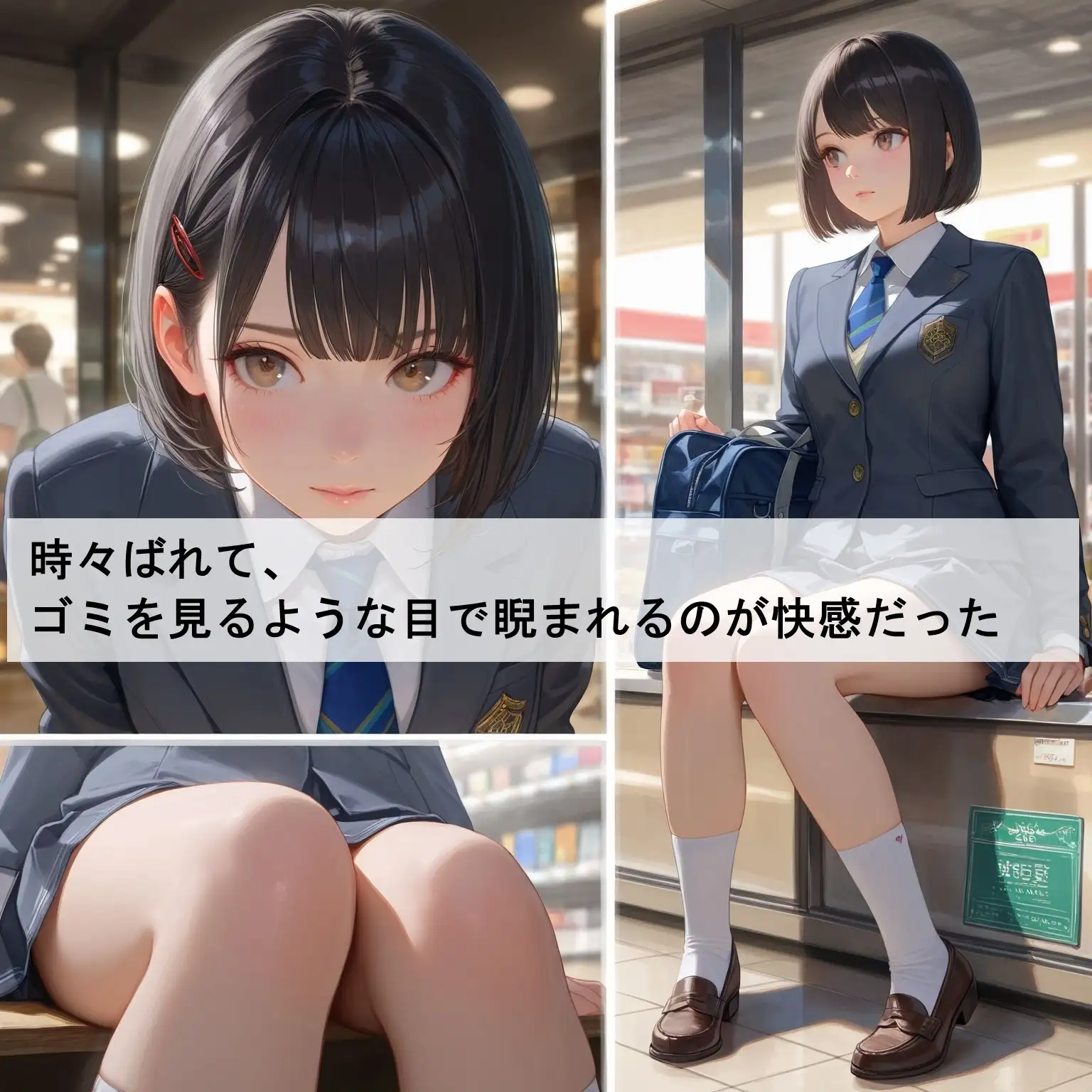 ある日、僕は神の眼を手に入れました。-女子校生のラッキーパンチラを追い求めた男の奇蹟- サンプル画像 2