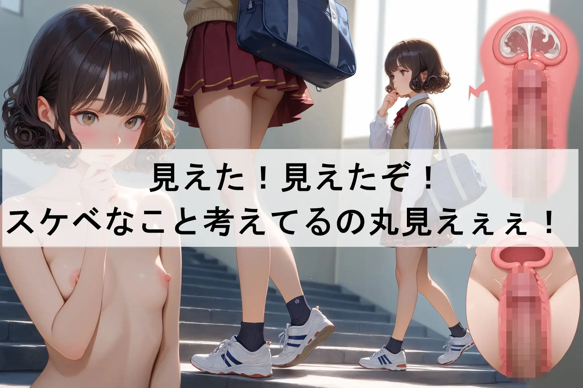 ある日、僕は神の眼を手に入れました。-女子校生のラッキーパンチラを追い求めた男の奇蹟- サンプル画像 8