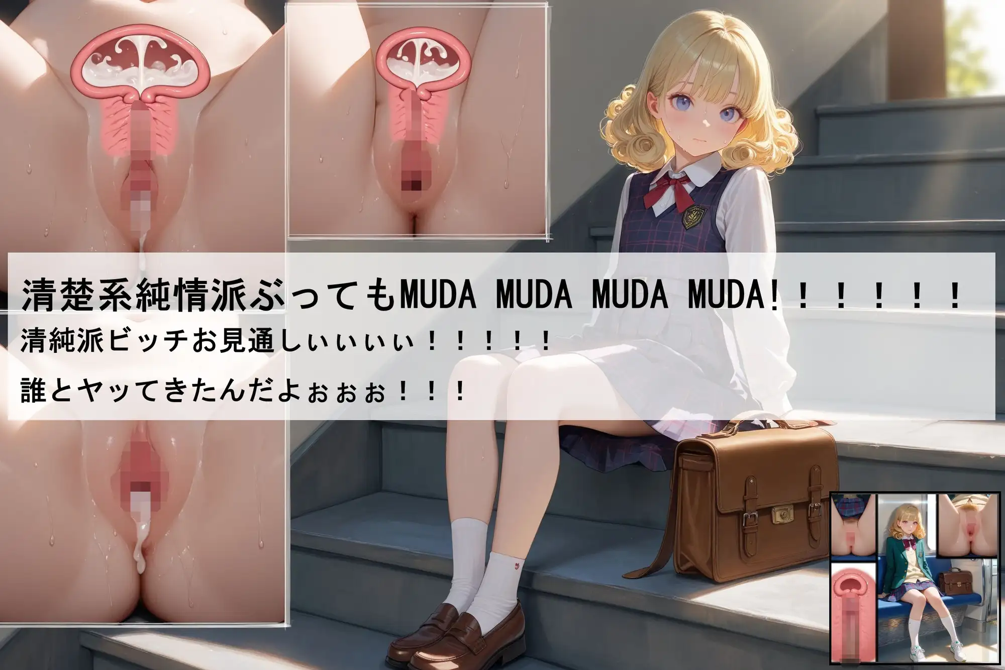 ある日、僕は神の眼を手に入れました。-女子校生のラッキーパンチラを追い求めた男の奇蹟- サンプル画像 9