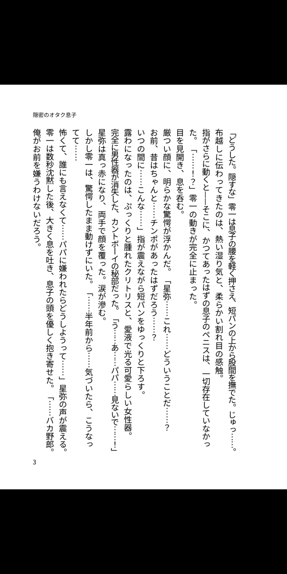 隠蜜のオタク息子 ～後天性カントボーイが父の精で孕まされメス堕ちするまで～ [凜音] | DLsiteがるまに 5