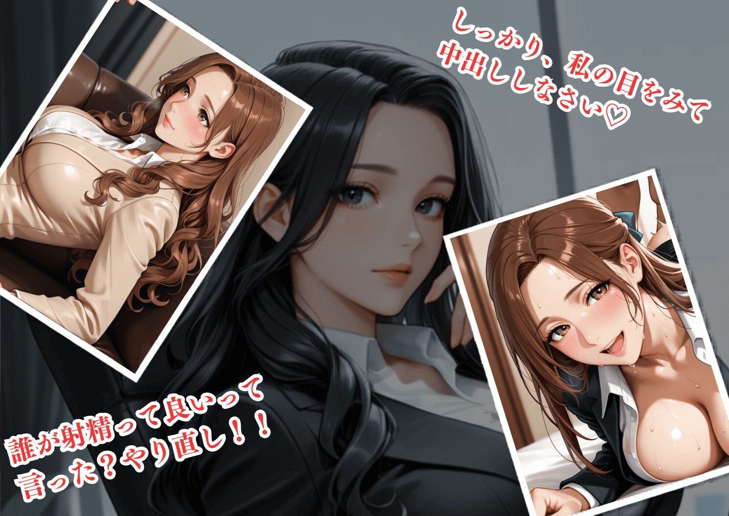 人妻パワハラ上司が残業 秘密の中出しロープレ 画像1