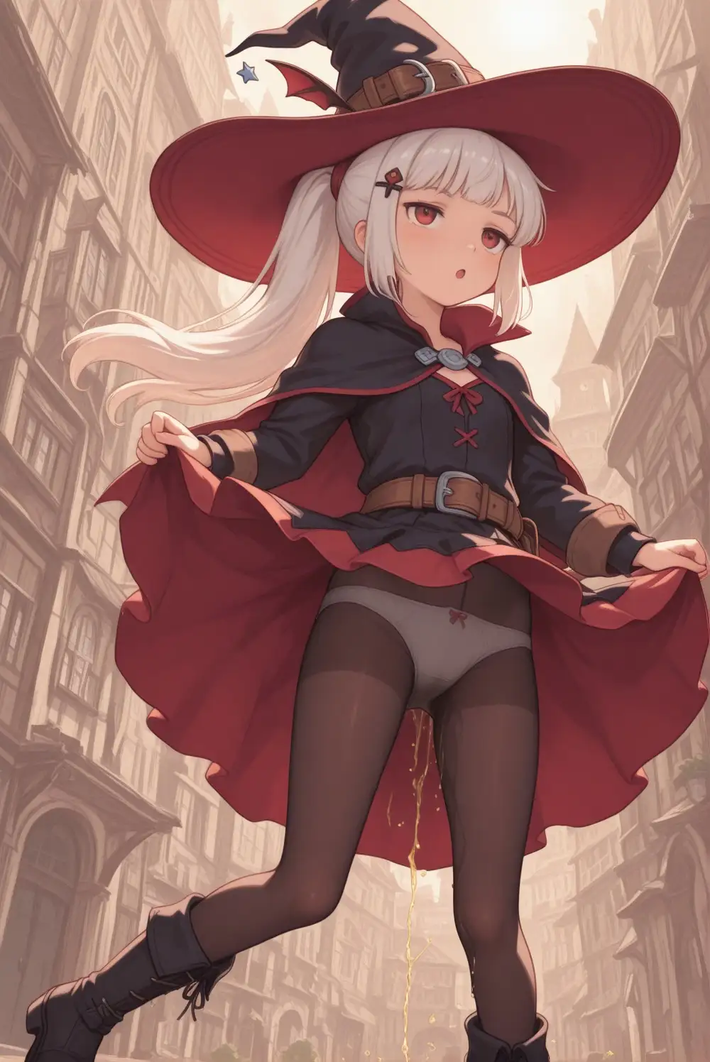 魔女とおもらしの日々 サンプル画像 5