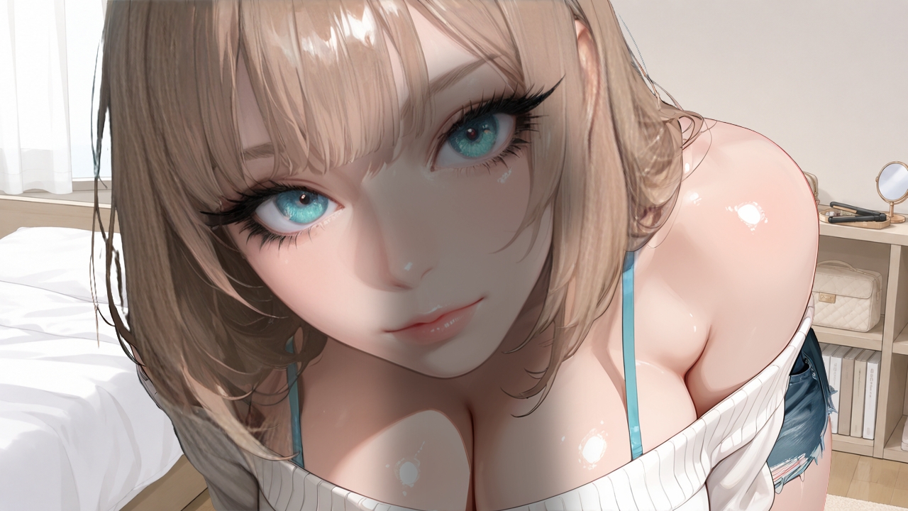 ギャルが俺の部屋に来た日 ～巨乳白ギャル筆おろしセックス～ サンプル3