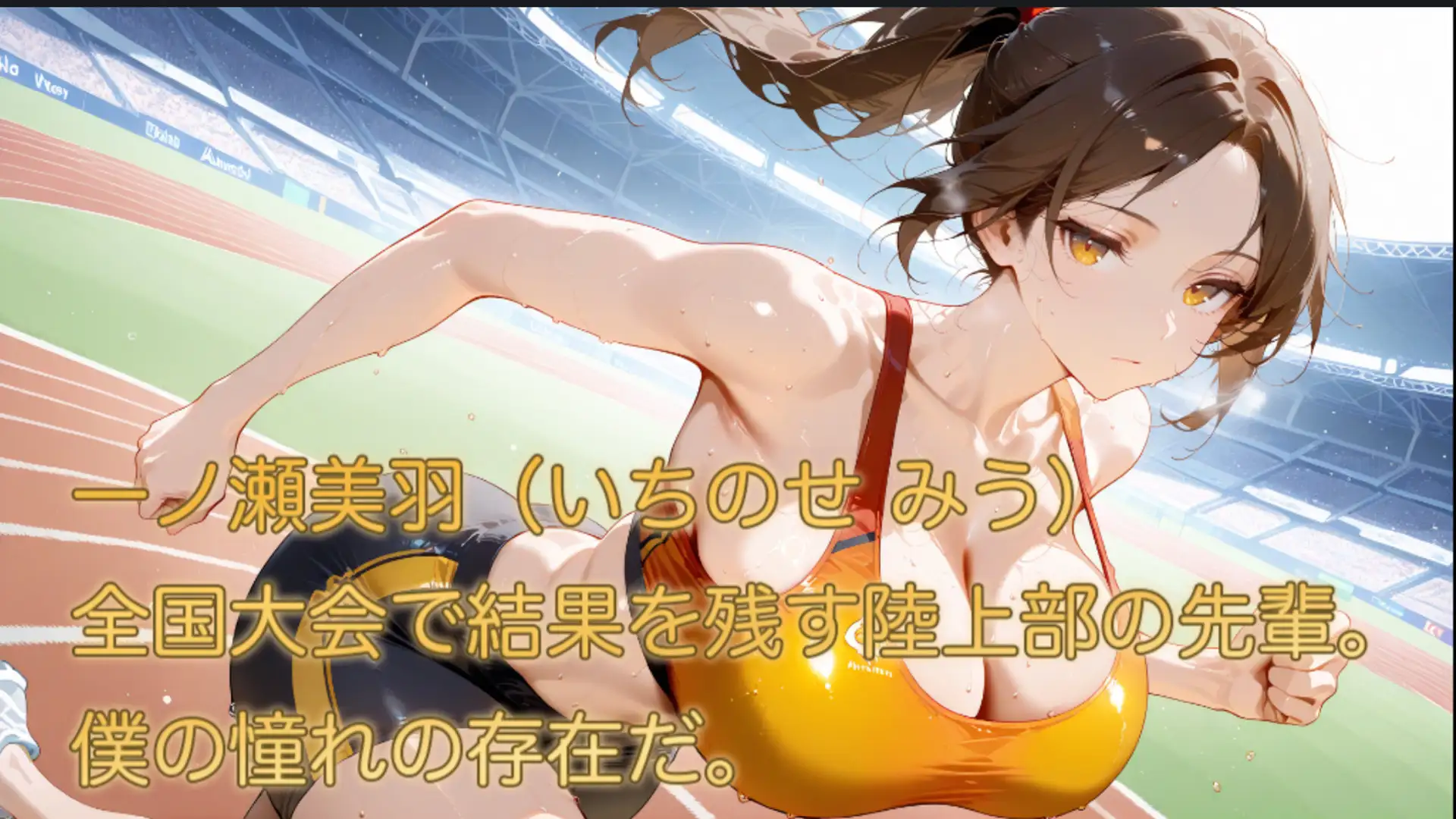 【4K】クールなジト目陸上部エース先輩が僕だけと居残り汗だくSEX サンプル画像 2