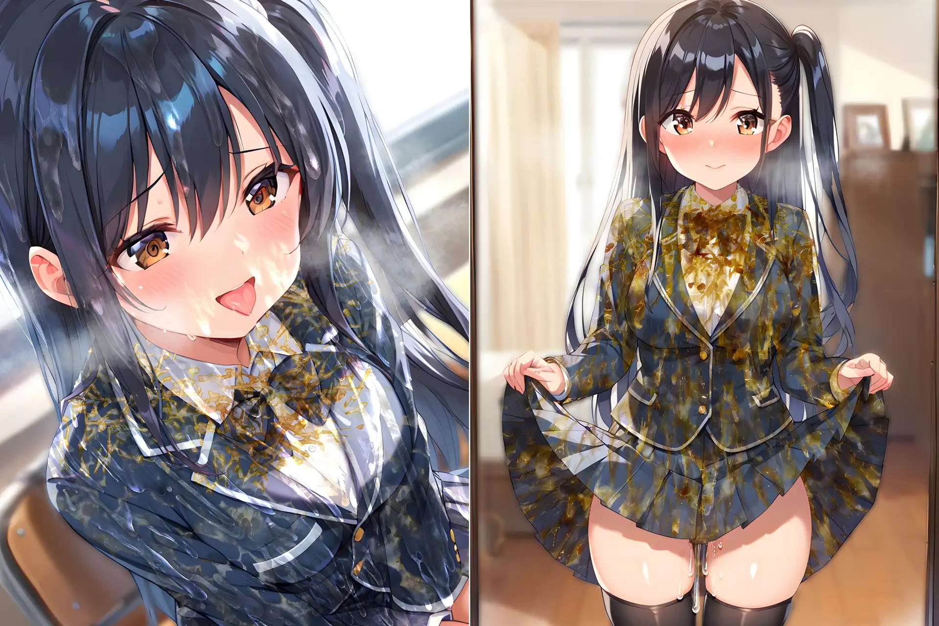 【総集編】制服×ぶっかけ無洗浄2 サンプル画像 10