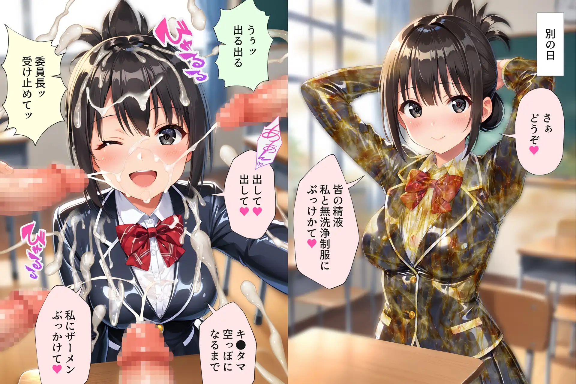 【総集編】制服×ぶっかけ無洗浄2 サンプル画像 4