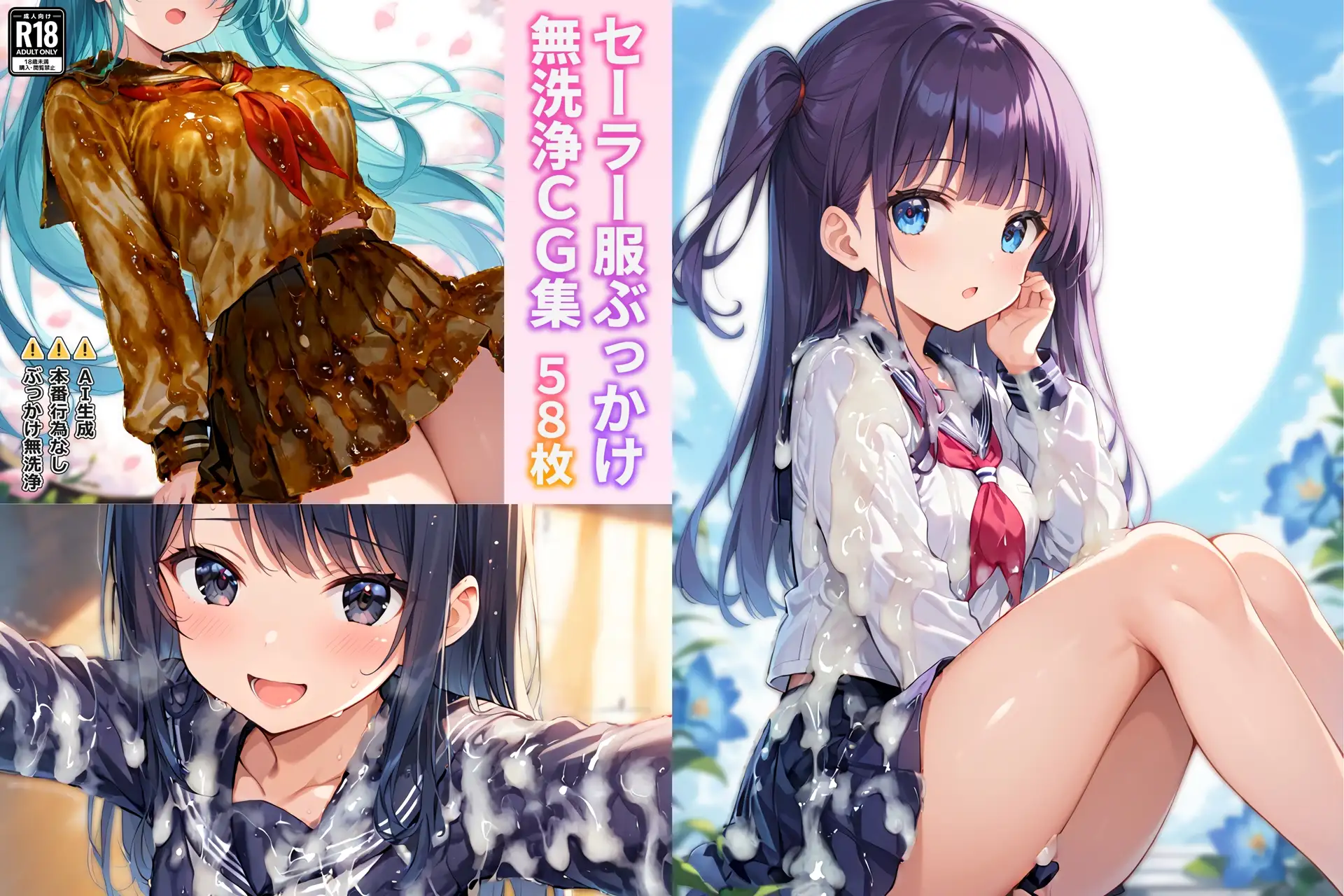 【総集編】制服×ぶっかけ無洗浄2 サンプル画像 7