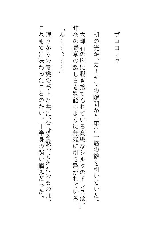 続、身代わりの地味メイドは偽りの令嬢。歪んだ花嫁教育と結婚式の中出し、溺愛公爵の孕ませ執着ピストンが一生続く檻の中で。 画像1