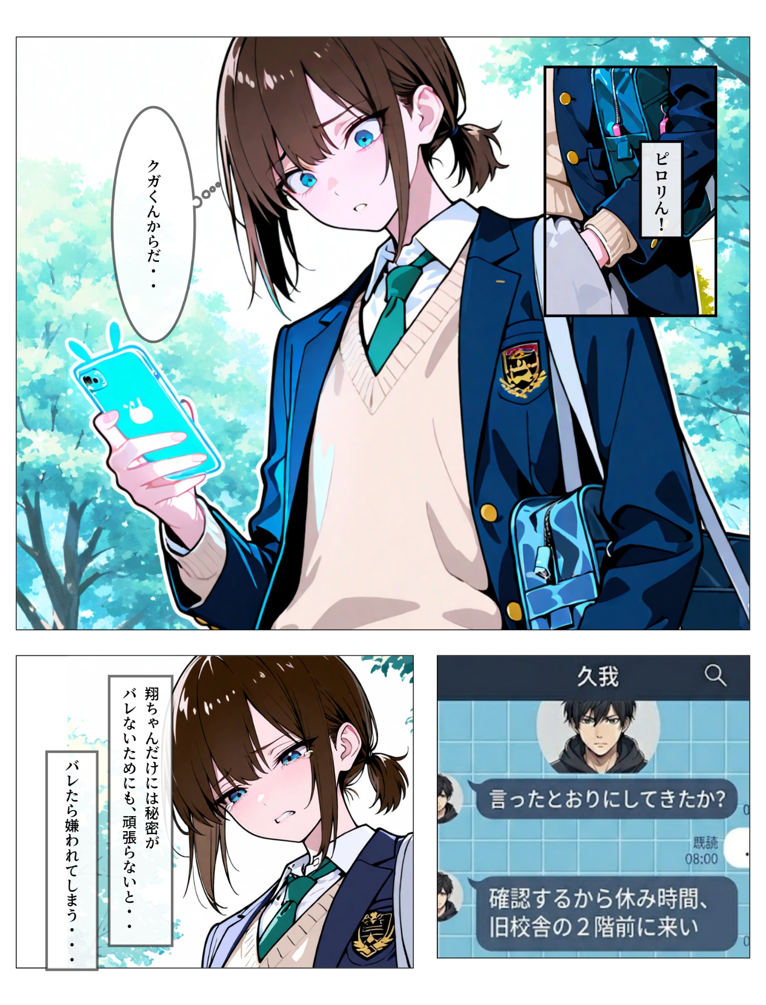 親友への恋心を隠す女装男子の裏垢がバレた日、その後 画像2