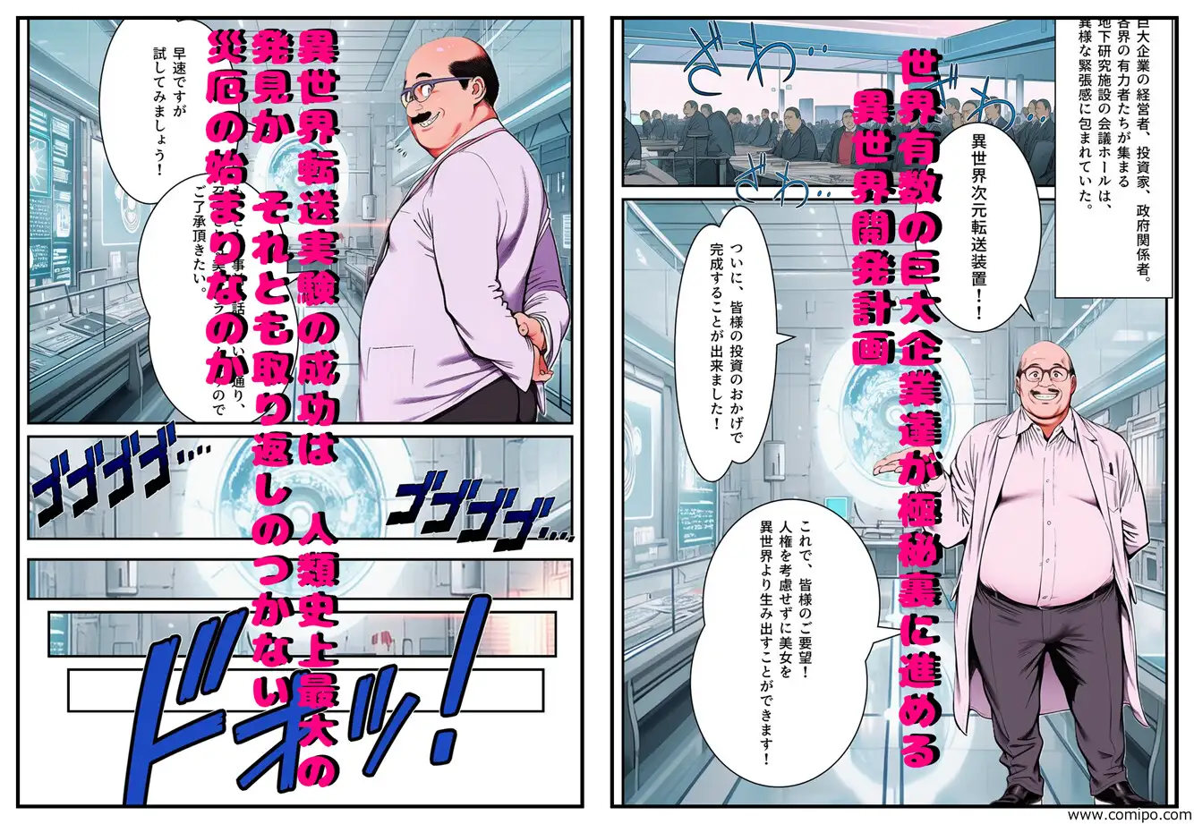 おっさん科学者の異世界転送実験で美少女を召喚してしまった件 サンプル画像 2