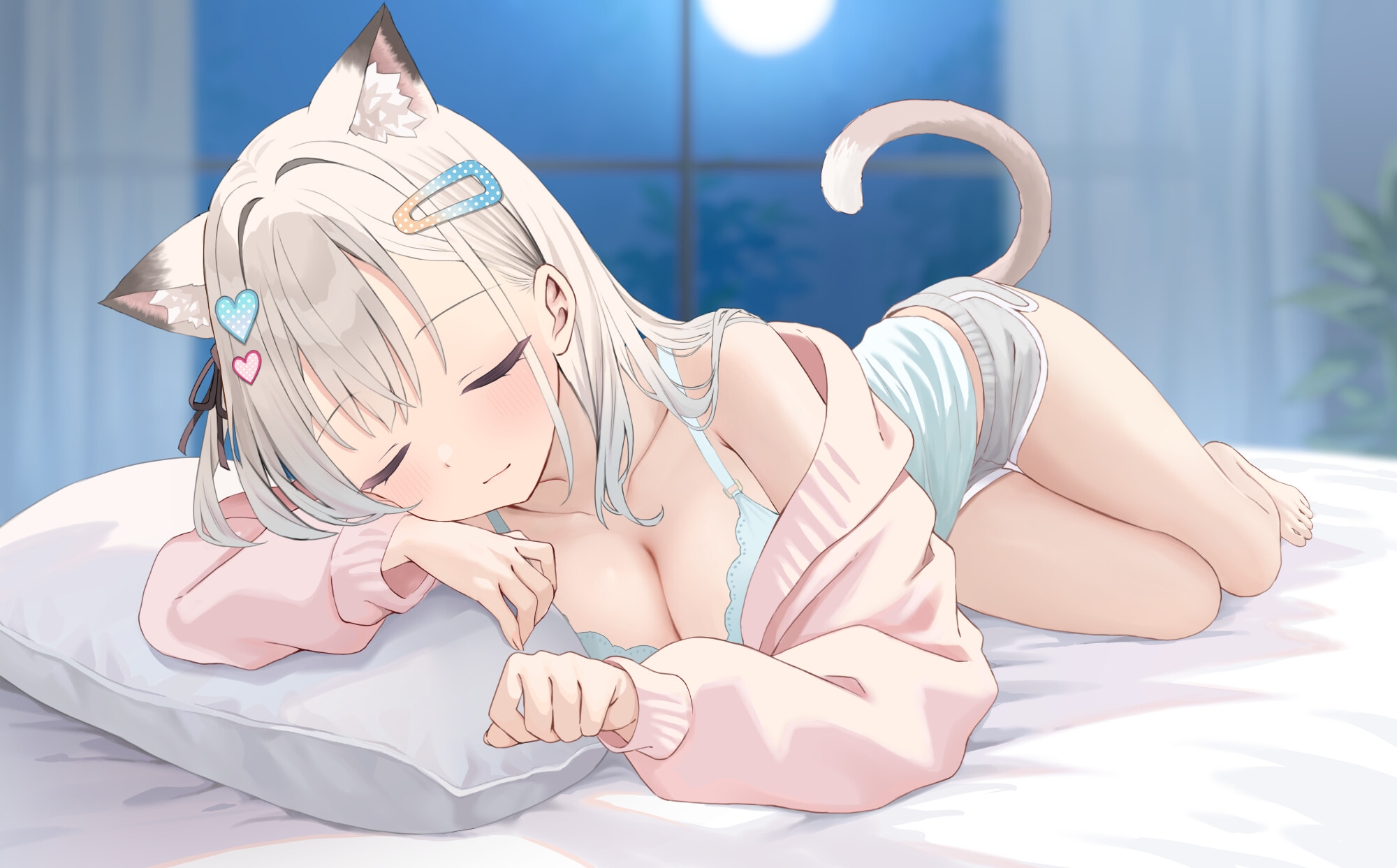 ≪もっとなでなでしてにゃん♡≫ ご主人様だいすきモカちゃんとふわふわにゃんにゃんな1日 【おひるね・お耳そうじ・おふろ】 サンプル1
