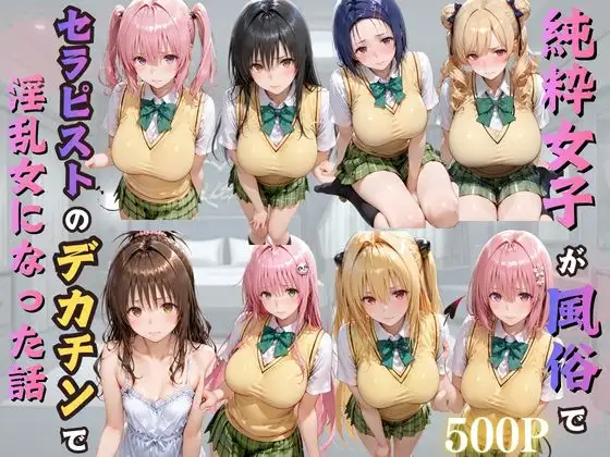 純粋女子が風俗でセラピストのデカチンで淫乱女になった話 ジャケット画像