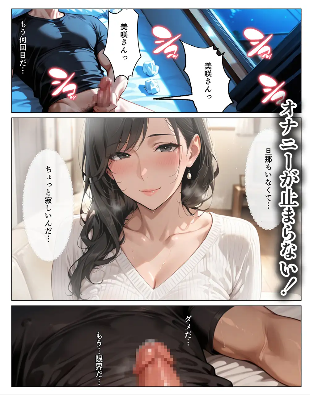 清楚だと思っていた人妻大家は欲求不満でビッチビチだった サンプル画像 3