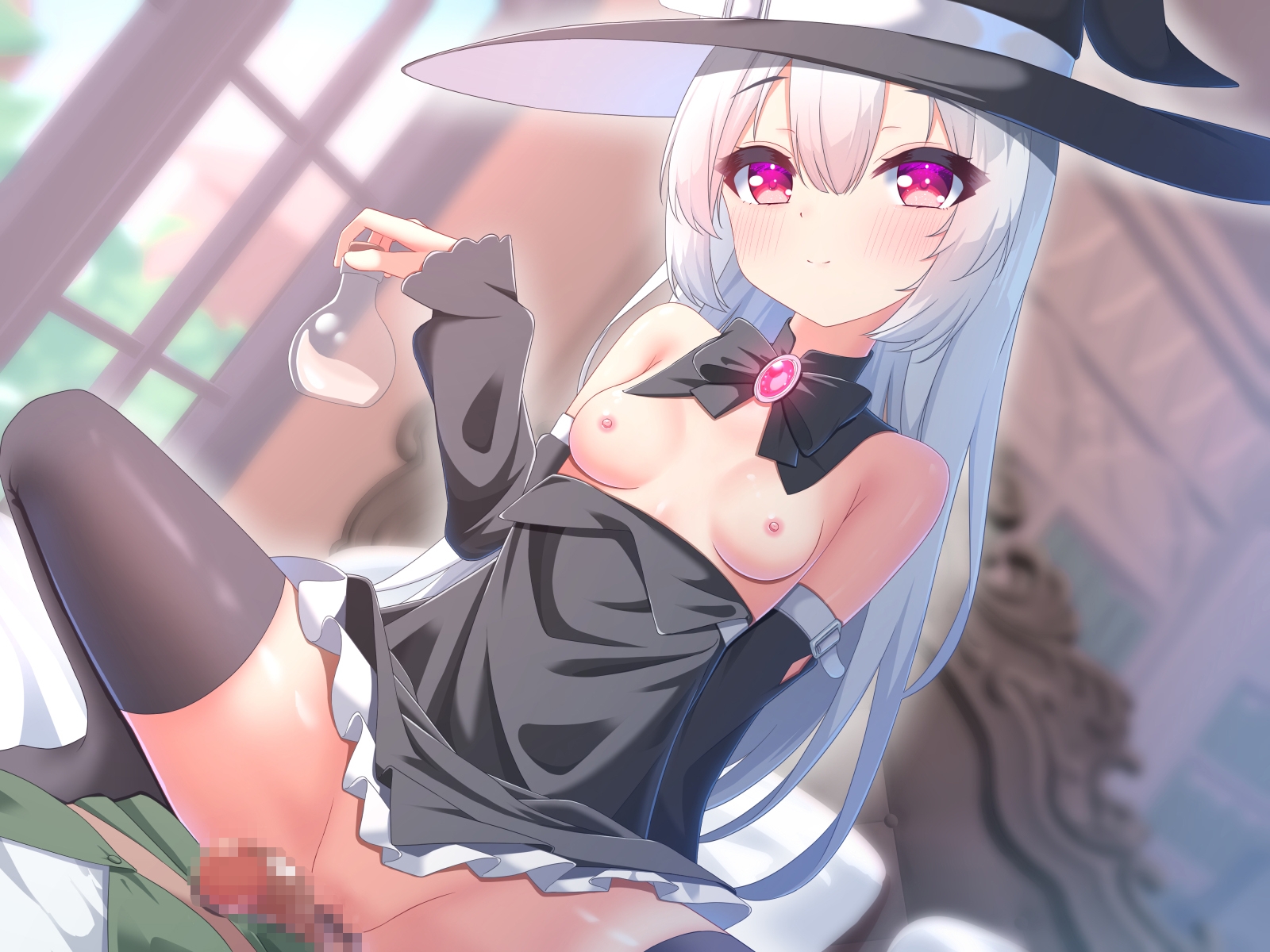 ○リ魔術師の実験で、媚薬を飲まされて搾精されるお話 画像3