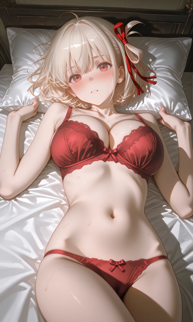 【リコ〇スリコイル】錦〇千束と井〇上たきなと生ハメ正常位セックス 画像1
