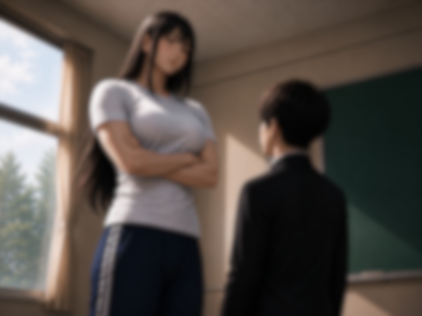 女子からの圧倒的な暴力にひれ伏す男子 第一部 画像1