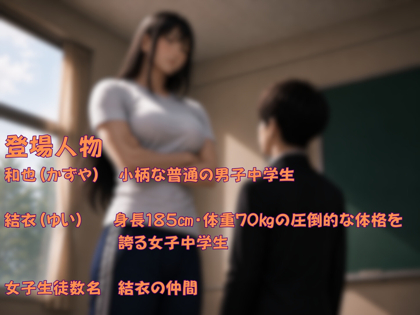 女子からの圧倒的な暴力にひれ伏す男子 第一部 画像2