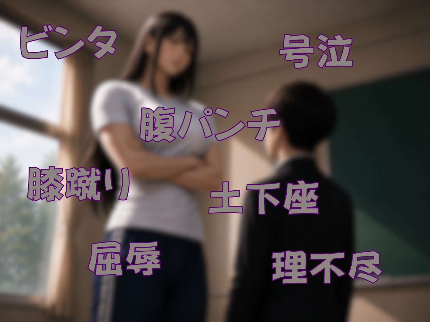 女子からの圧倒的な暴力にひれ伏す男子 第一部 画像3