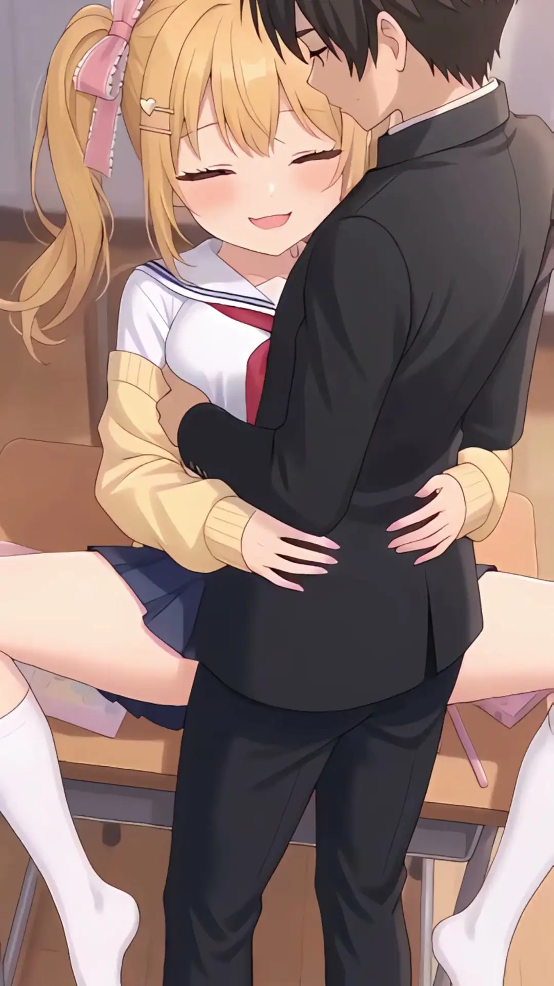 【スマホ縦型フルボイス】ぬるぬる動く！制服JKに中出しセックス33連発 サンプル画像 5