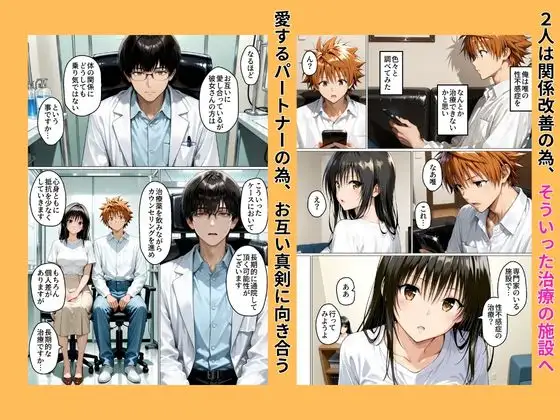 性不感症の彼女を治療してもらったらド淫乱になってしまった（古〇川唯編） サンプル画像 4