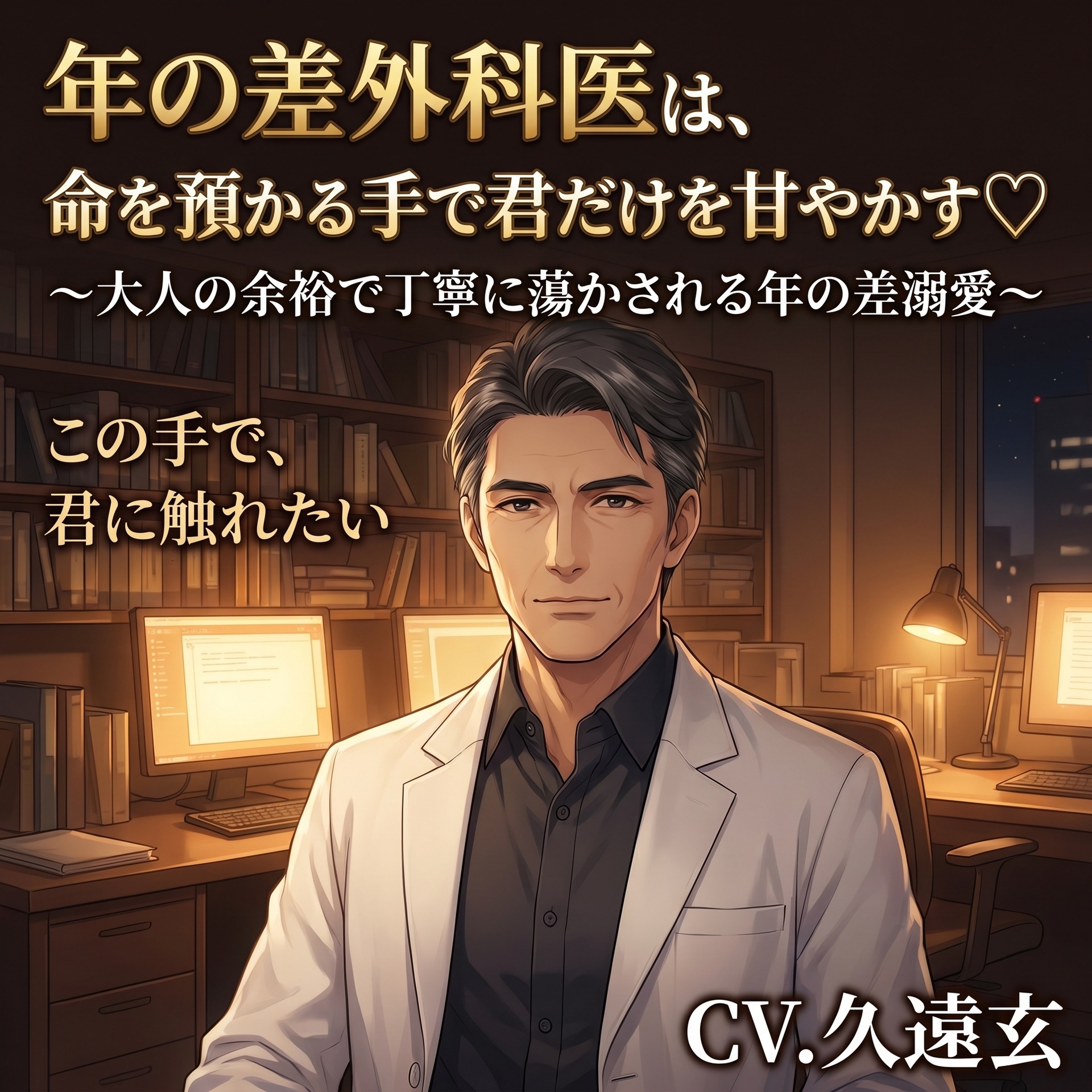 年の差外科医は、命を預かる手で君だけを甘やかす♡〜大人の余裕で丁寧に蕩かされる年の差溺愛〜【年の差/医師/溺愛/バイノーラル】-1画像