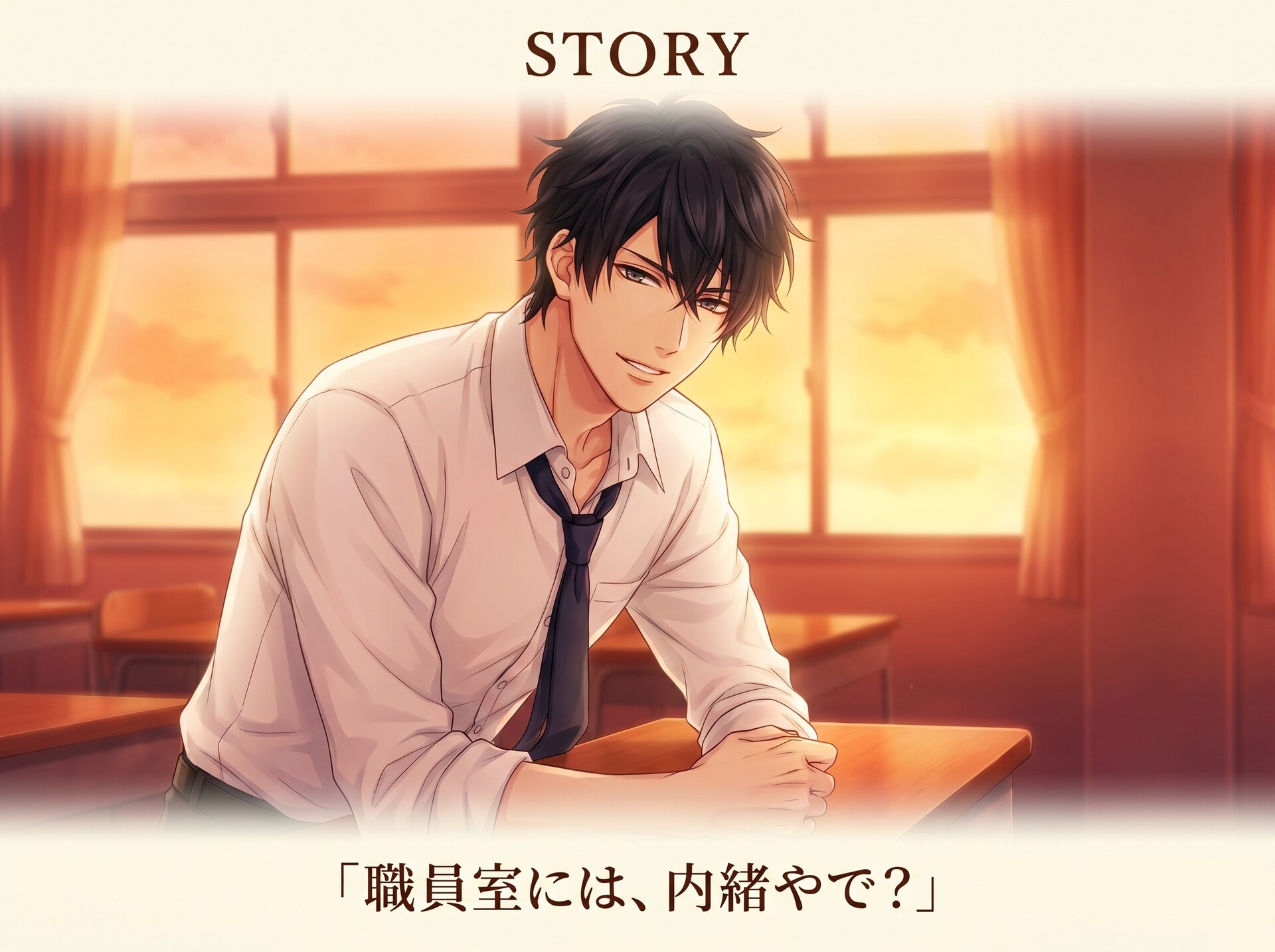 放課後、いじわる担任は君にだけ甘い♡〜職員室で声を殺して、耳舐め&甘やか中出しで卒業まで溺愛される話〜【専門学校/バイノーラル】-2画像