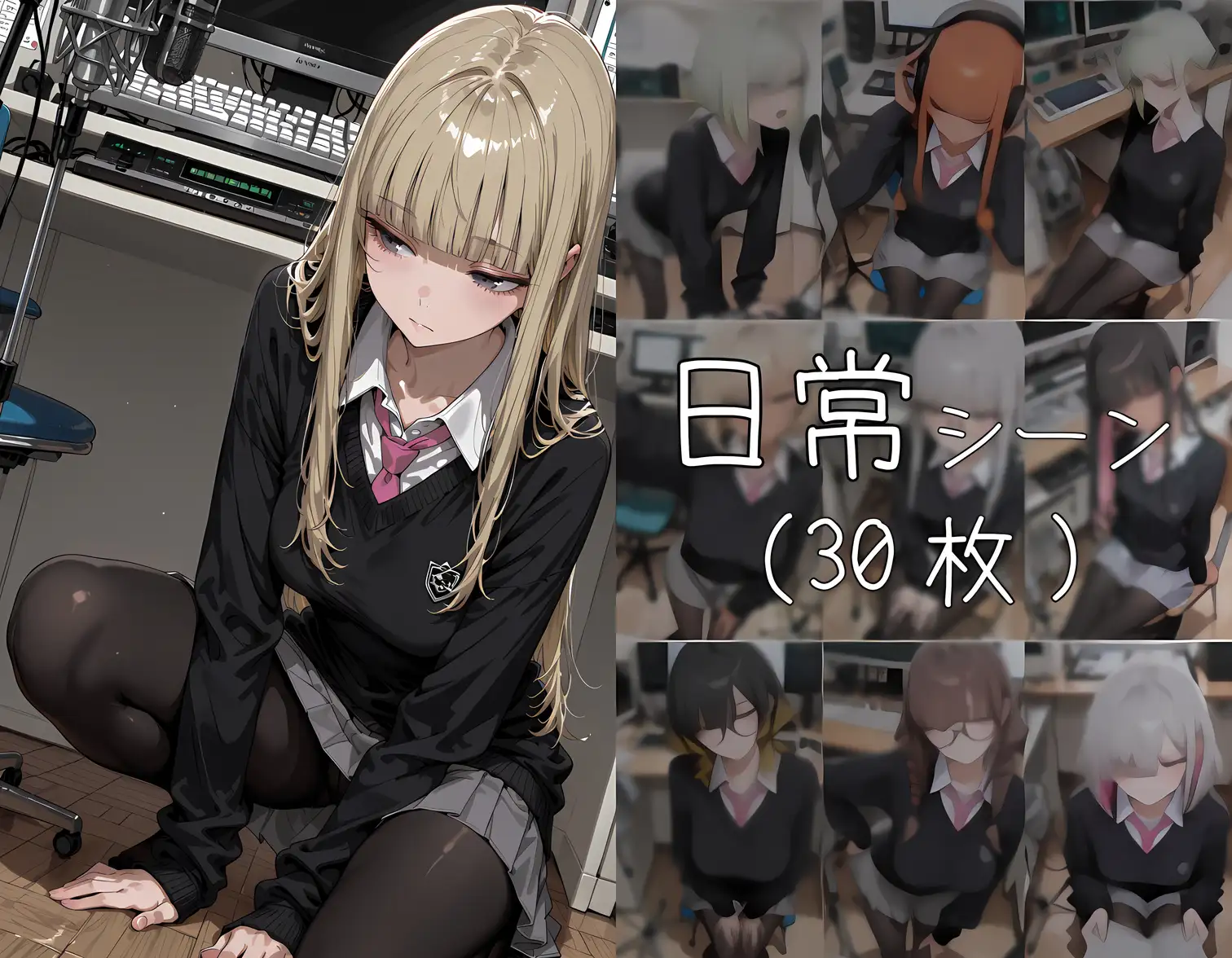 おじさん教員に種付けされる放送委員 サンプル画像 3