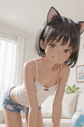 猫耳着エロアイドル