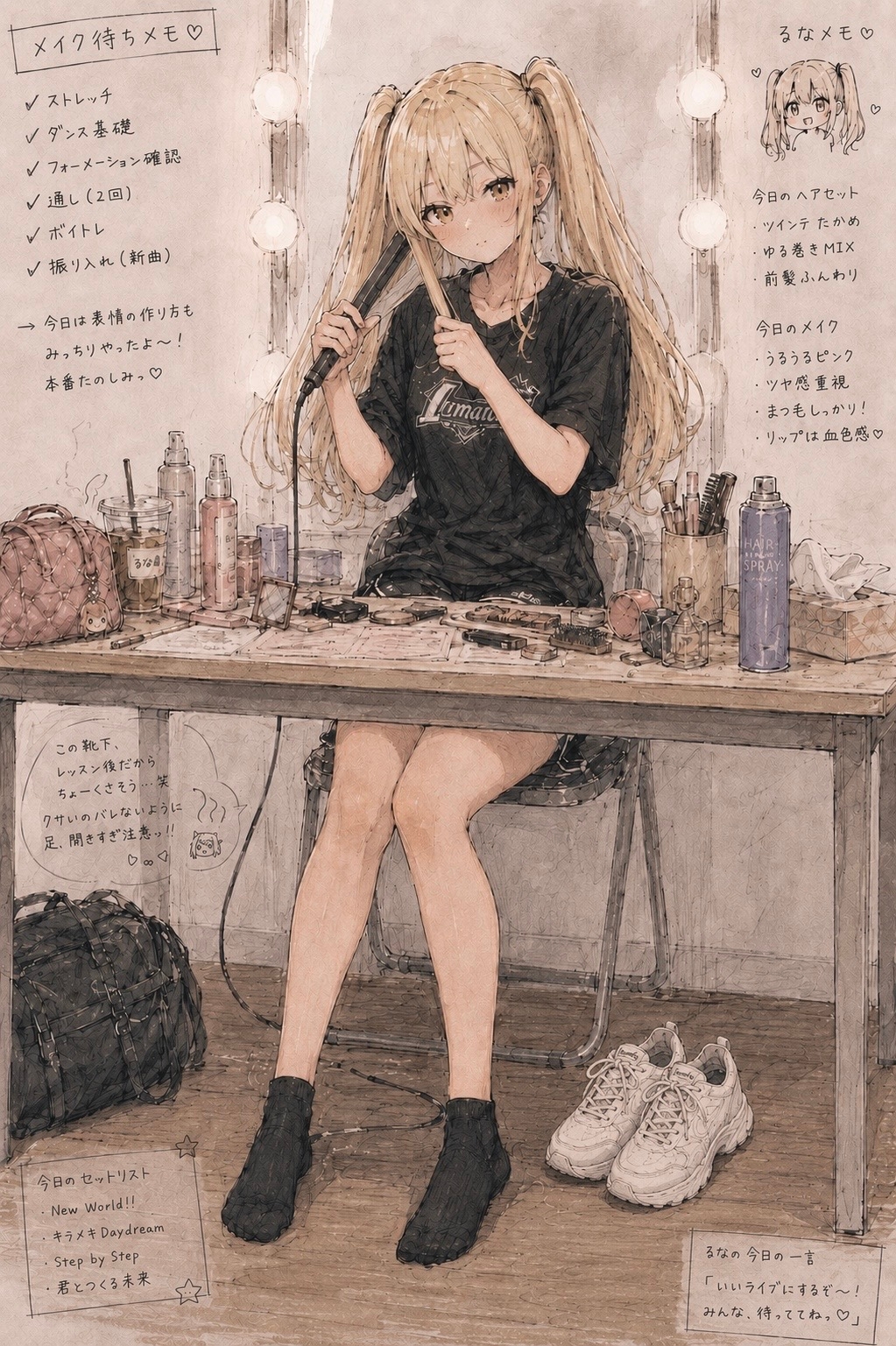 AQUARISE × Foot Labo〜るなのメイク〜 画像2