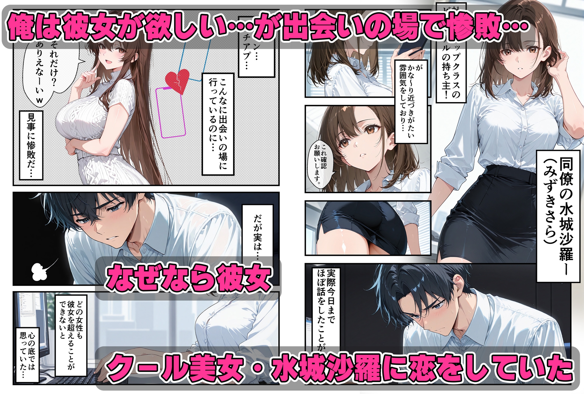 クール美女に告白！～恋愛下手で処女の彼女は天然無自覚にエロかった 画像1