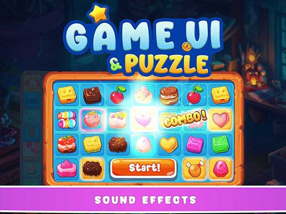 【効果音素材】Game UI & Puzzle Sound Effects Pack