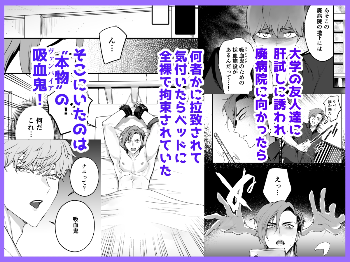 ヴァンパイアの淫らな求愛 ～肝試しのハズが絶倫吸血鬼に朝までめちゃくちゃにされました～ [あまいおやつ] | DLsiteがるまに 2