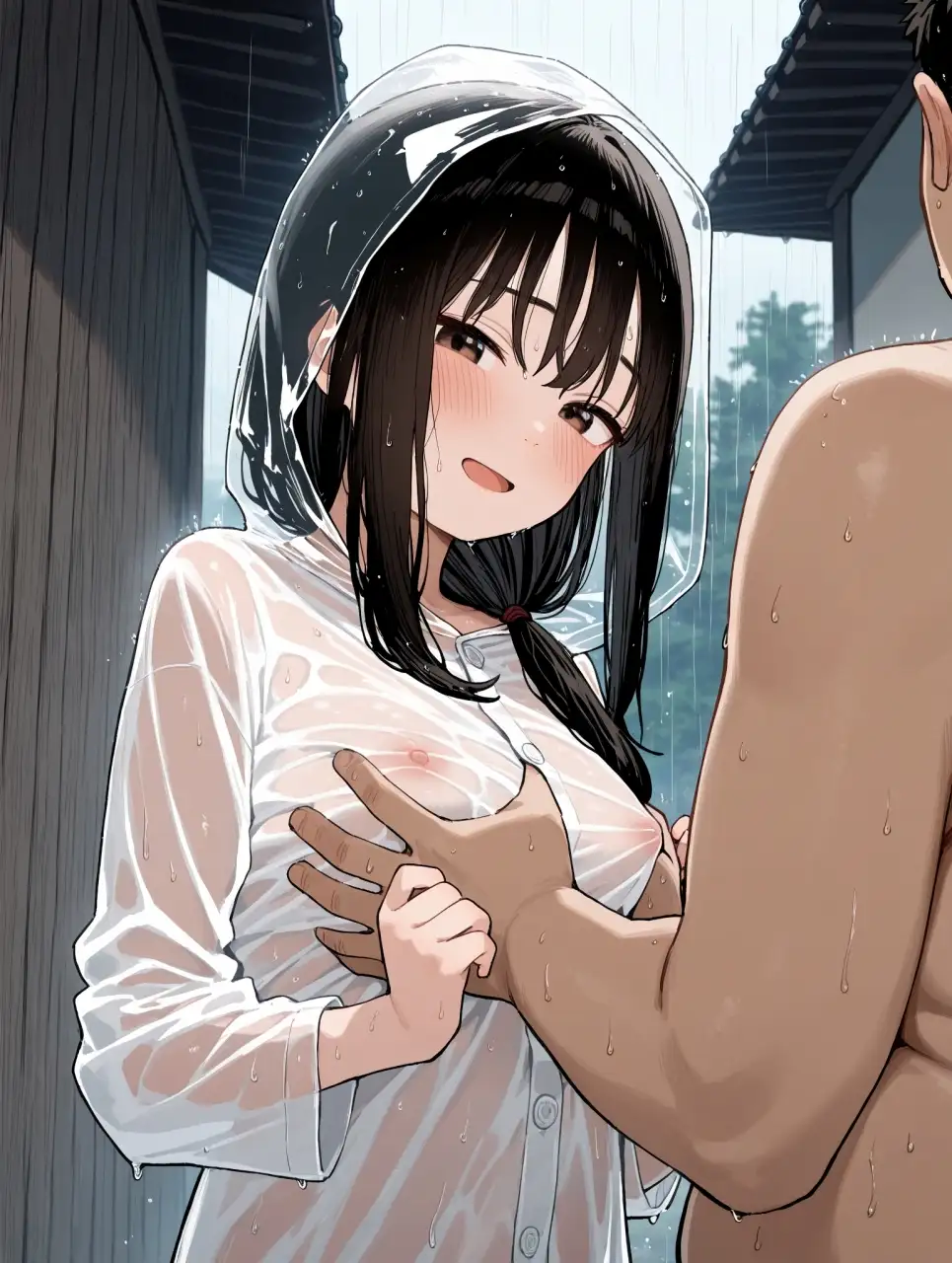レインコートがあれば雨でもへっちゃら！ サンプル画像 6