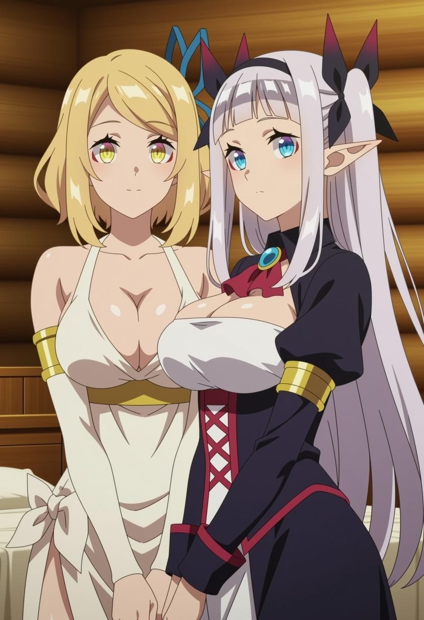 【アニメ21枚+CG166枚】 ティアとルールー◯ー=ルー ～異世界娘たちの部屋極楽3P～ 画像1