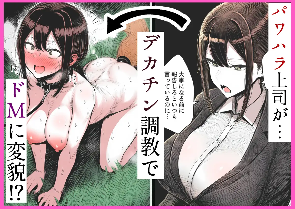 【人妻上司NTR】パワハラ上司がデカチン部下にドM調教されて肉便器化して寝取られる話 [長々流なる] | DLsite - R18