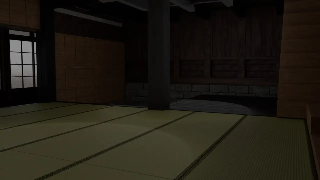 3DCG 旧島田家住宅(店蔵:府中市郷土の森) サンプル画像 10