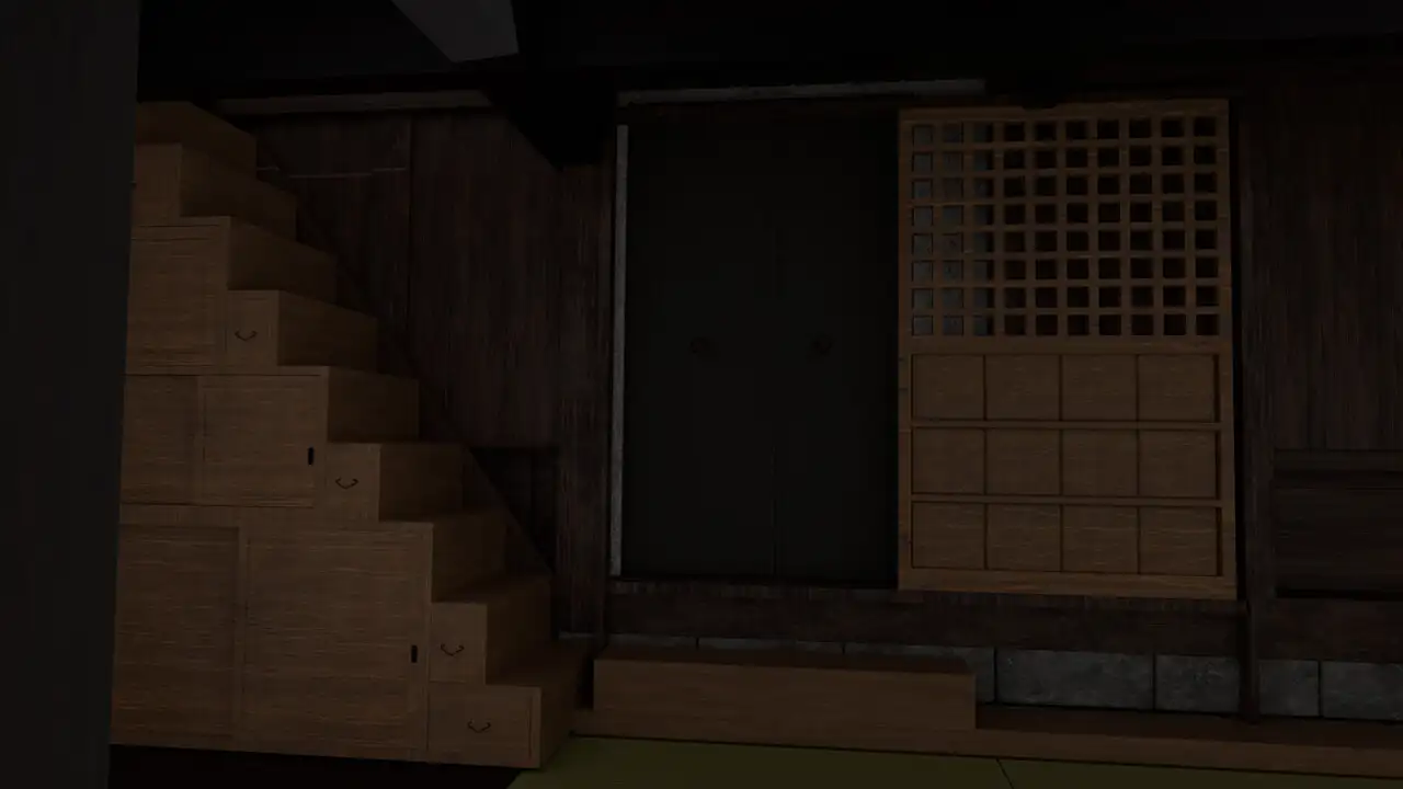 3DCG 旧島田家住宅(店蔵:府中市郷土の森) サンプル画像 7