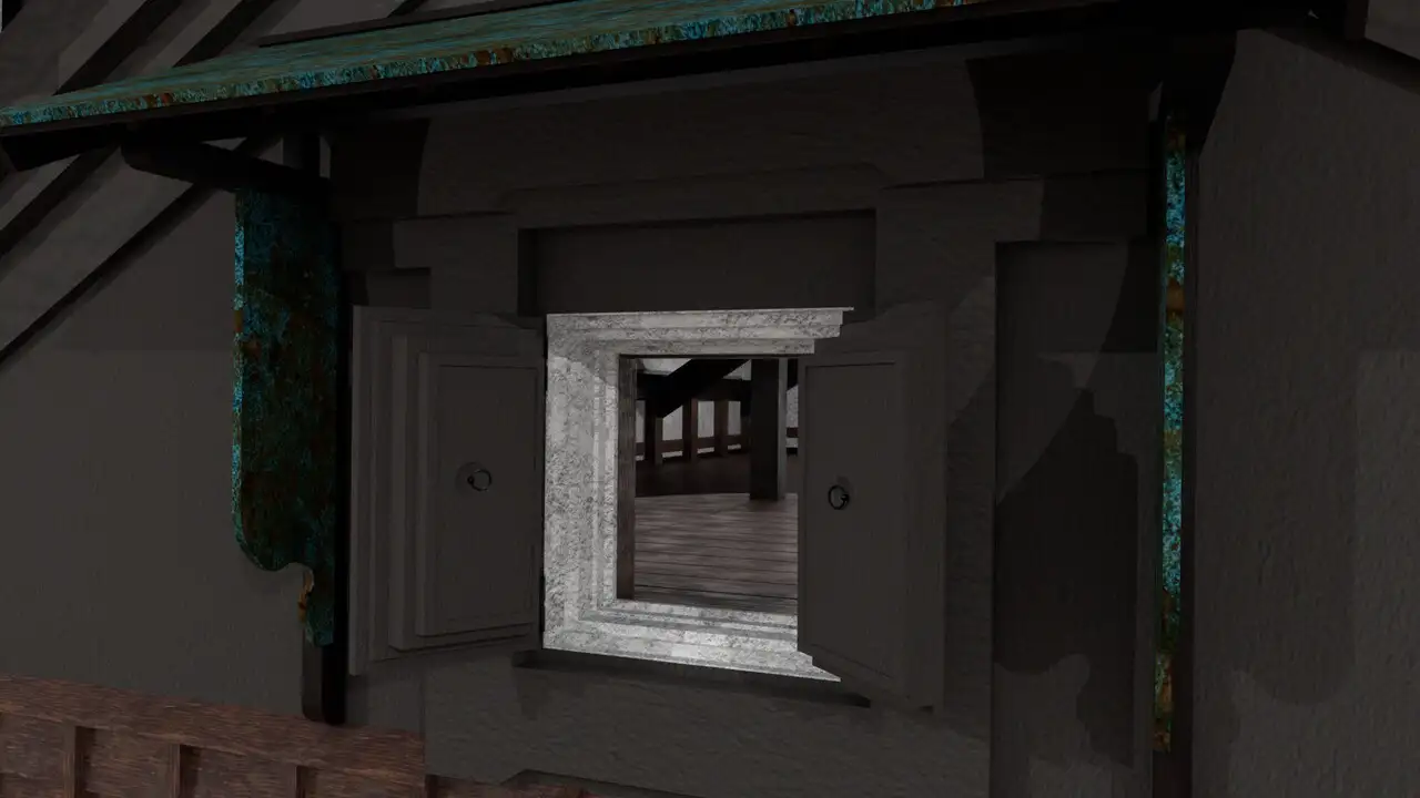 3DCG 旧島田家住宅(店蔵:府中市郷土の森) サンプル画像 8