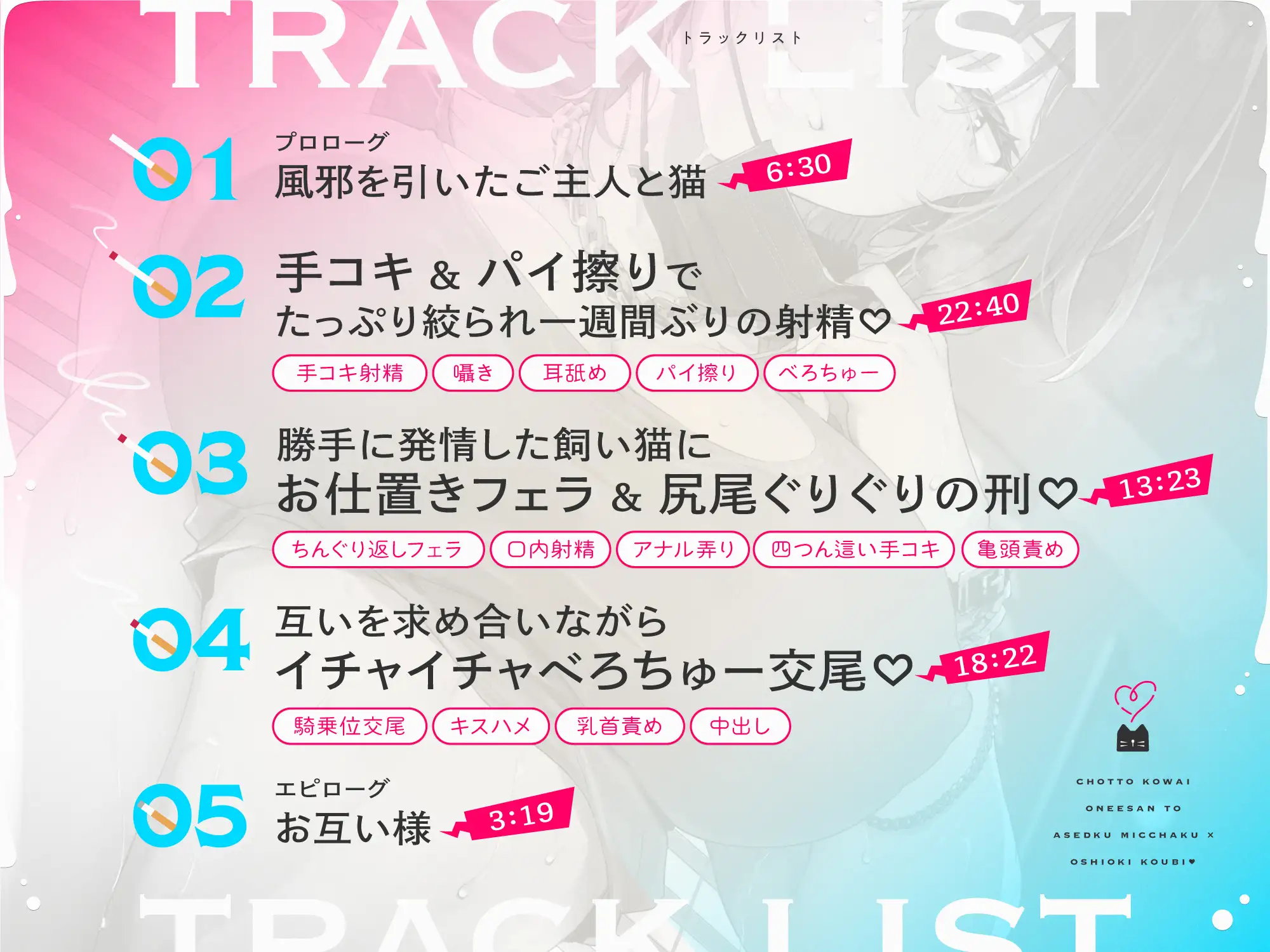 【低音イケボ】ちょっと怖いおねーさんと汗だく密着×お仕置き交尾♡ サンプル画像2