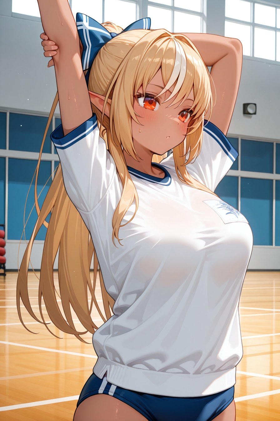 羞恥！脱衣スポーツ対決！～負けたらえっちな罰ゲーム～ ホ○ライブ3期生編 画像1
