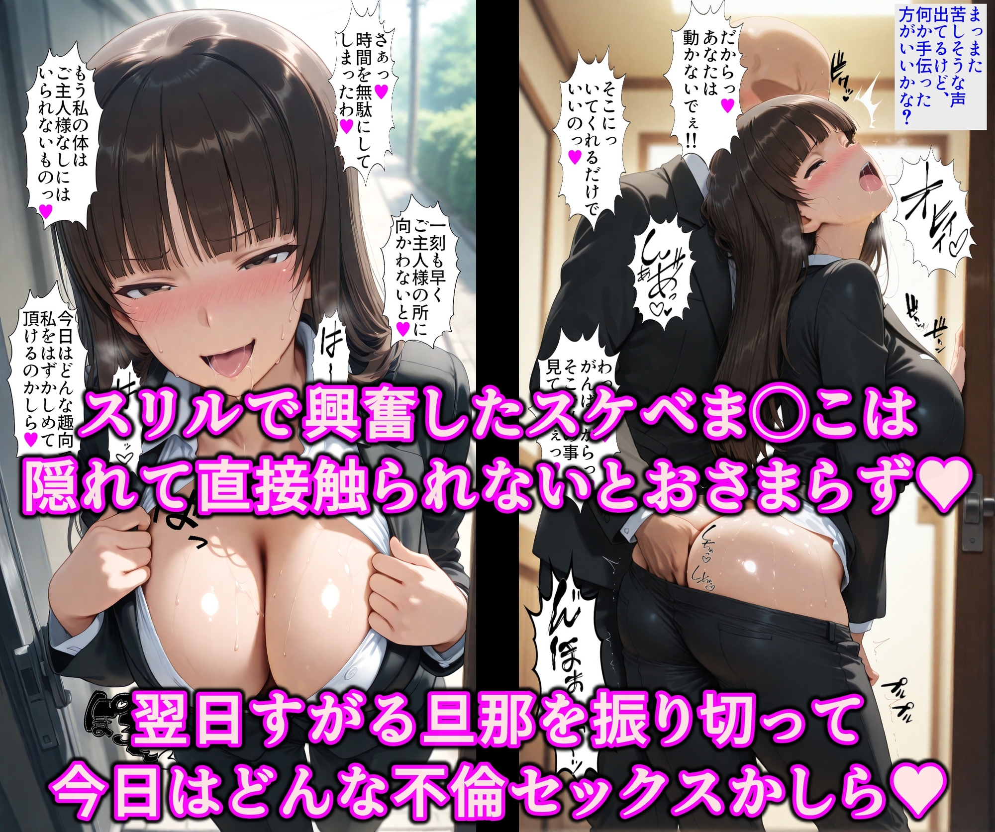 不倫に狂う巨乳ママ!これぞ淫乱西●流!!堅物家元を洗脳魔眼で発情快楽調教!!家族はポイしてコスプレご奉仕エッチ サンプル画像 7