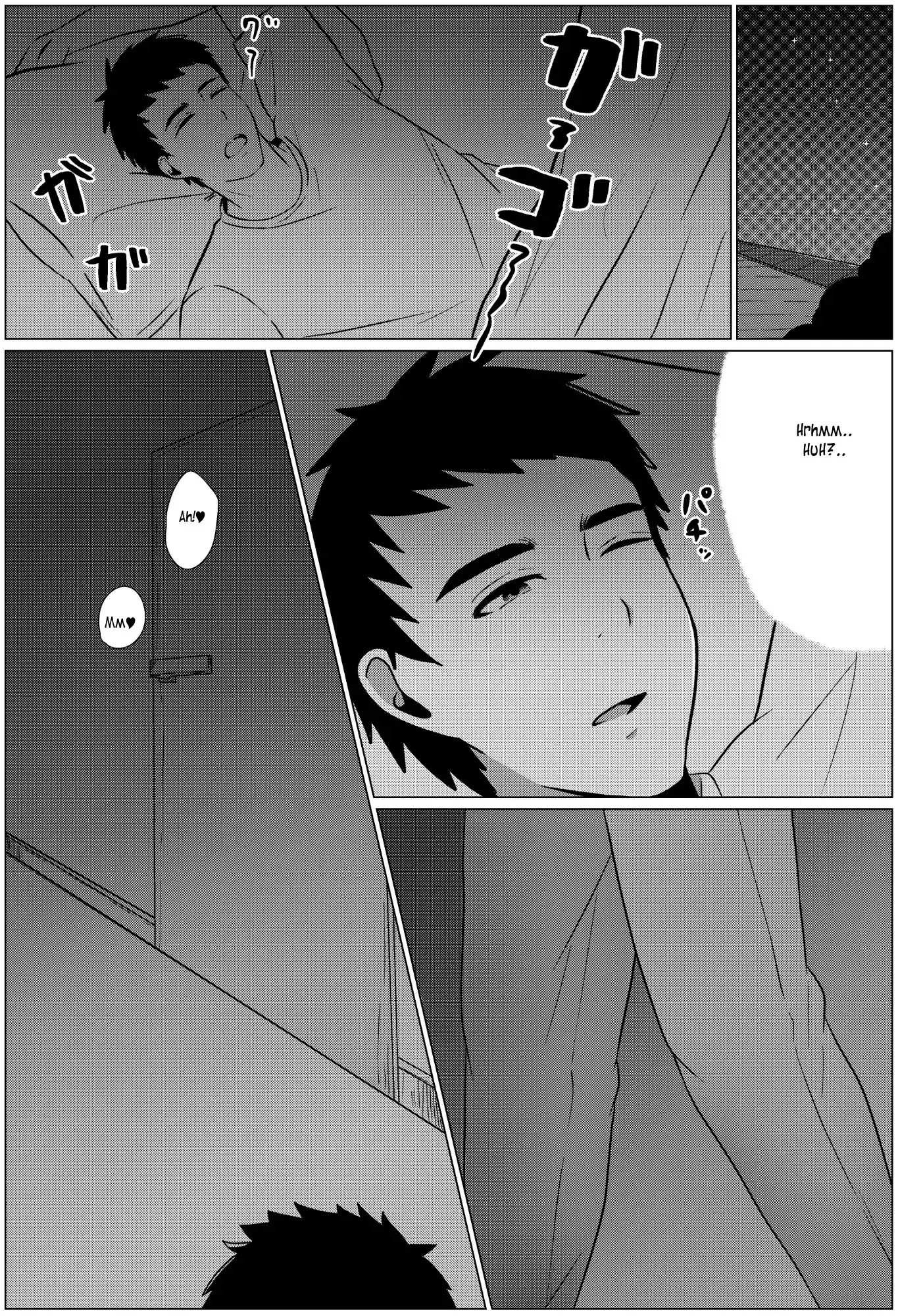 A late night visit leads to a mother and son's marital sex life together サンプル画像 2