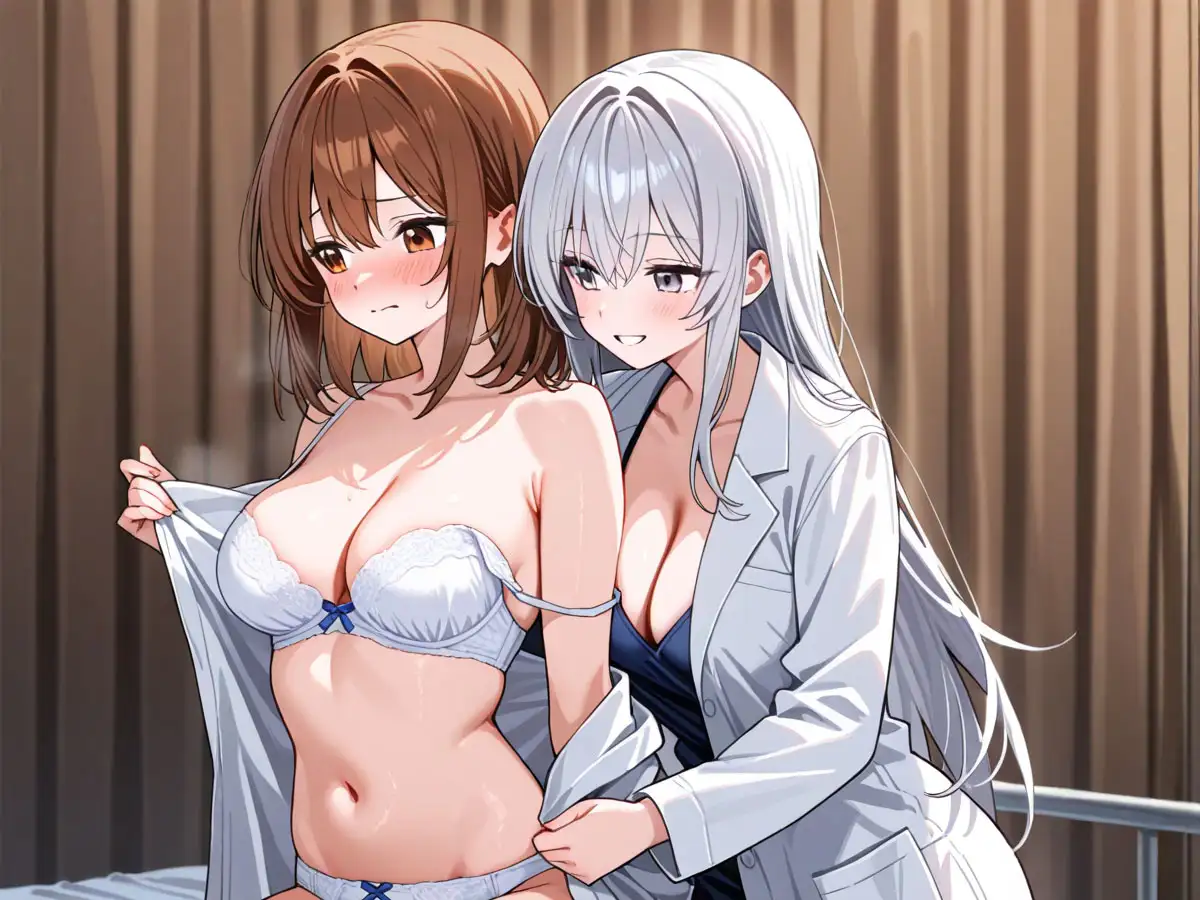 【NTR 百合】セックスレスで悩む妻が美人巨乳カウンセラーに寝取られた‥ サンプル画像 3